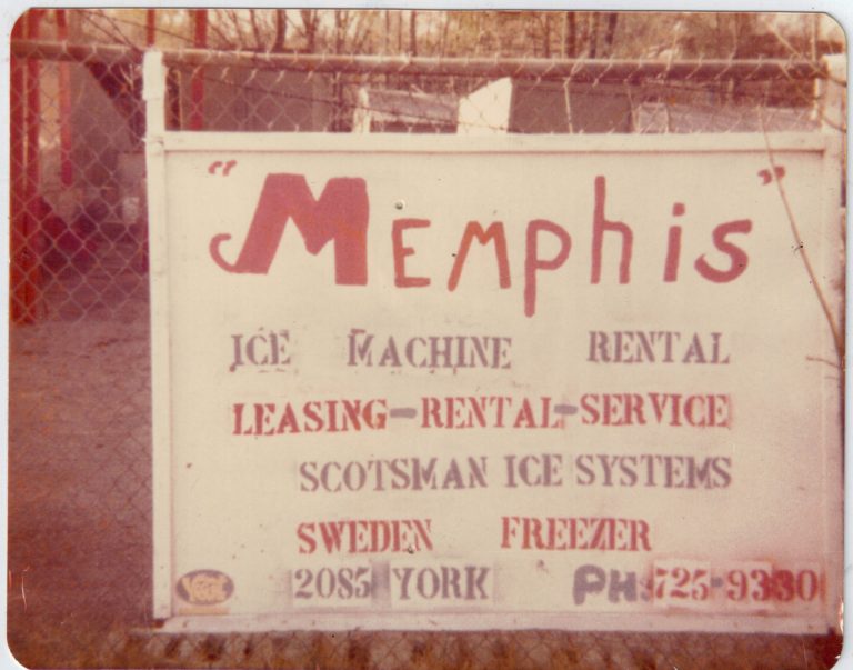 First Memphis Ice Business Sign