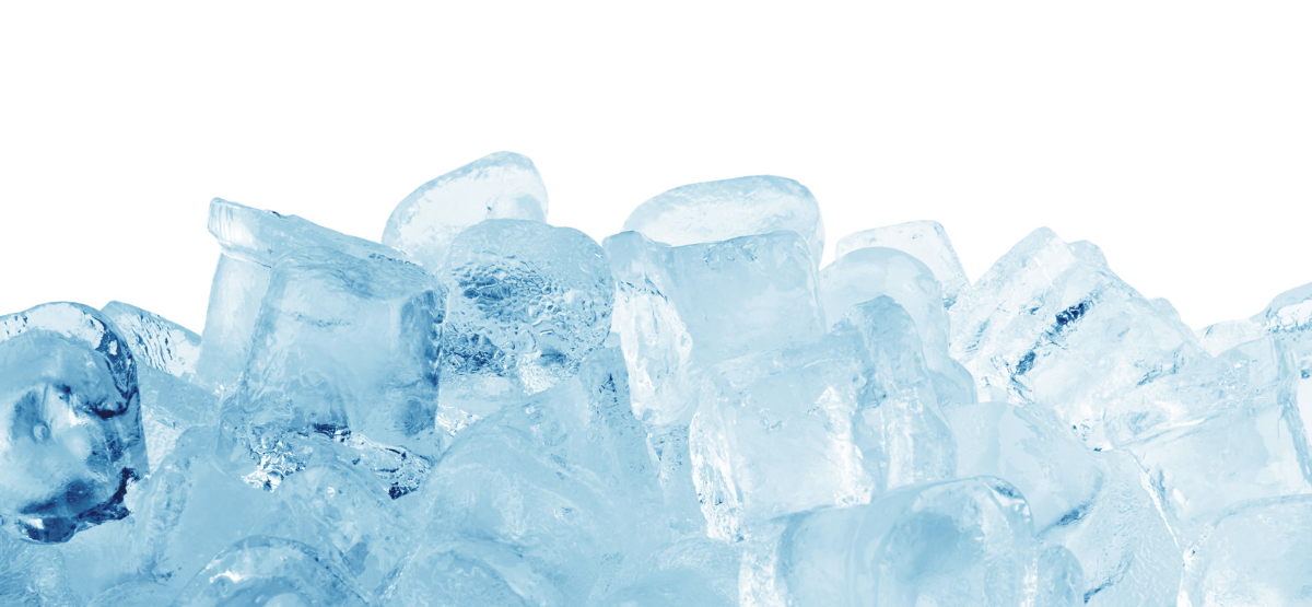 Blue-ice-cubes
